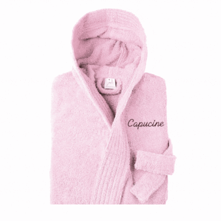 peignoir enfant couleur rose Le Funny