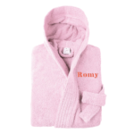 peignoir enfant couleur rose Le Funny